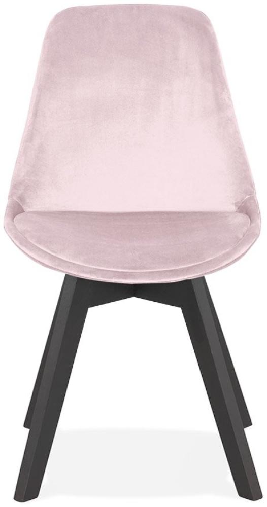 Kokoon Design Stuhl Phil Pink und Schwarz Bild 1