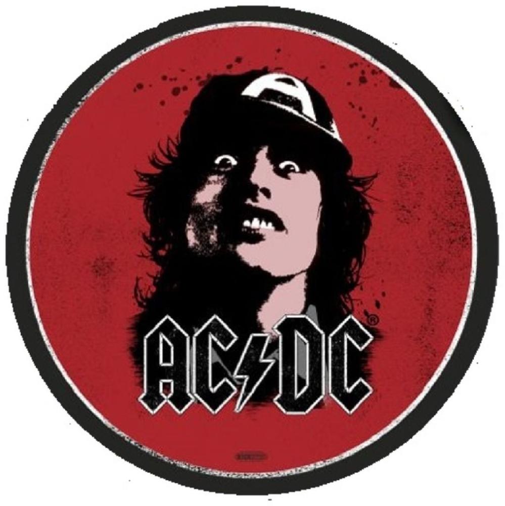 Rockbites - Teppich "AC/DC - Face" Ø 1m Läufer Tür- Fuß- Schmutz- Matte 100866 Bild 1