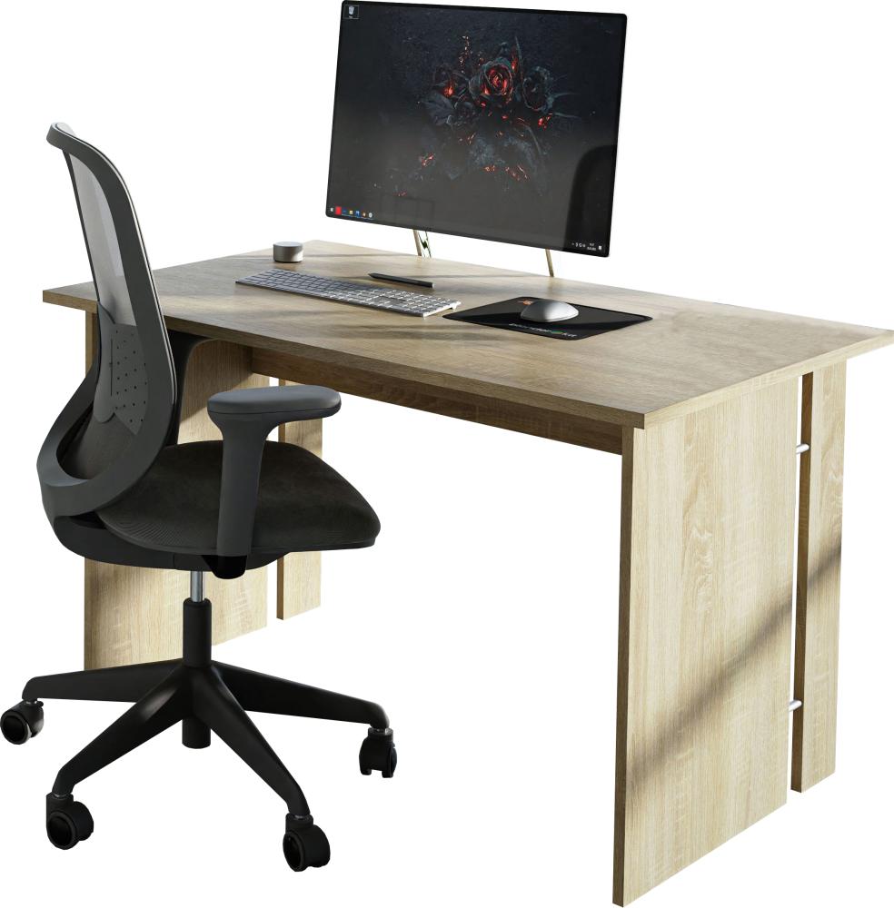 Domando Schreibtisch Piombino Modern für Büro Breite 119cm in Sonoma Eiche Bild 1