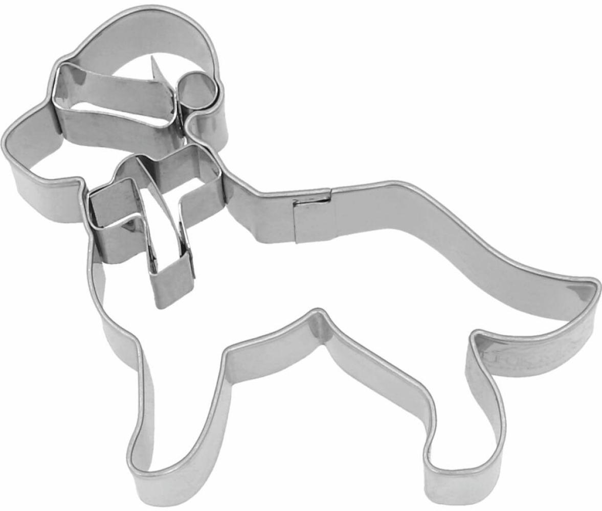 Birkmann Ausstechform Weihnachts-Retriever, mit Innenprägung, Ausstecher, Plätzchenform, Keks, Plätzchen, Edelstahl, 9 cm, 199538 Bild 1