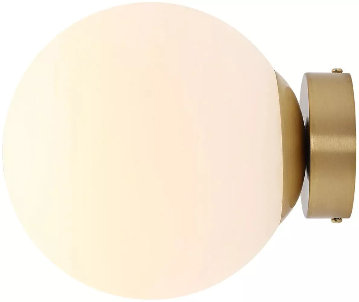 Wandleuchte LAMP BALL Messing 20 cm Bild 1