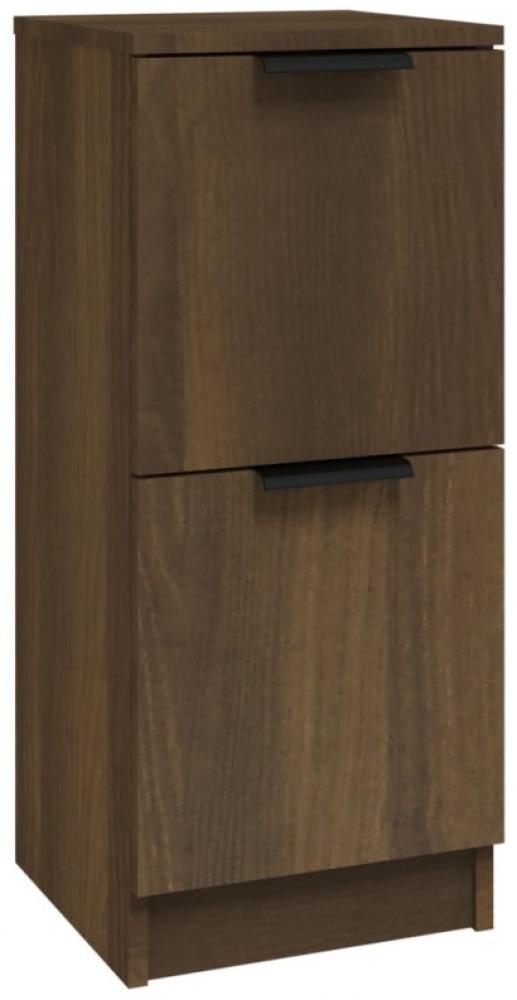 Sideboard Braun Eichen-Optik 30x30x70 cm Holzwerkstoff [817022] Bild 1