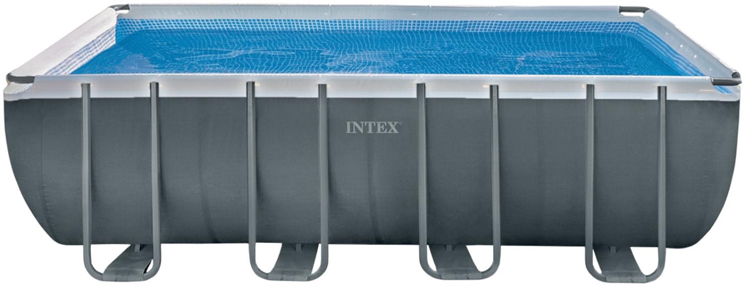 Intex 'Frame Pool Set Ultra Quadra XTR', 549 x 274 x 132 cm, rechteckig, grau Bild 1