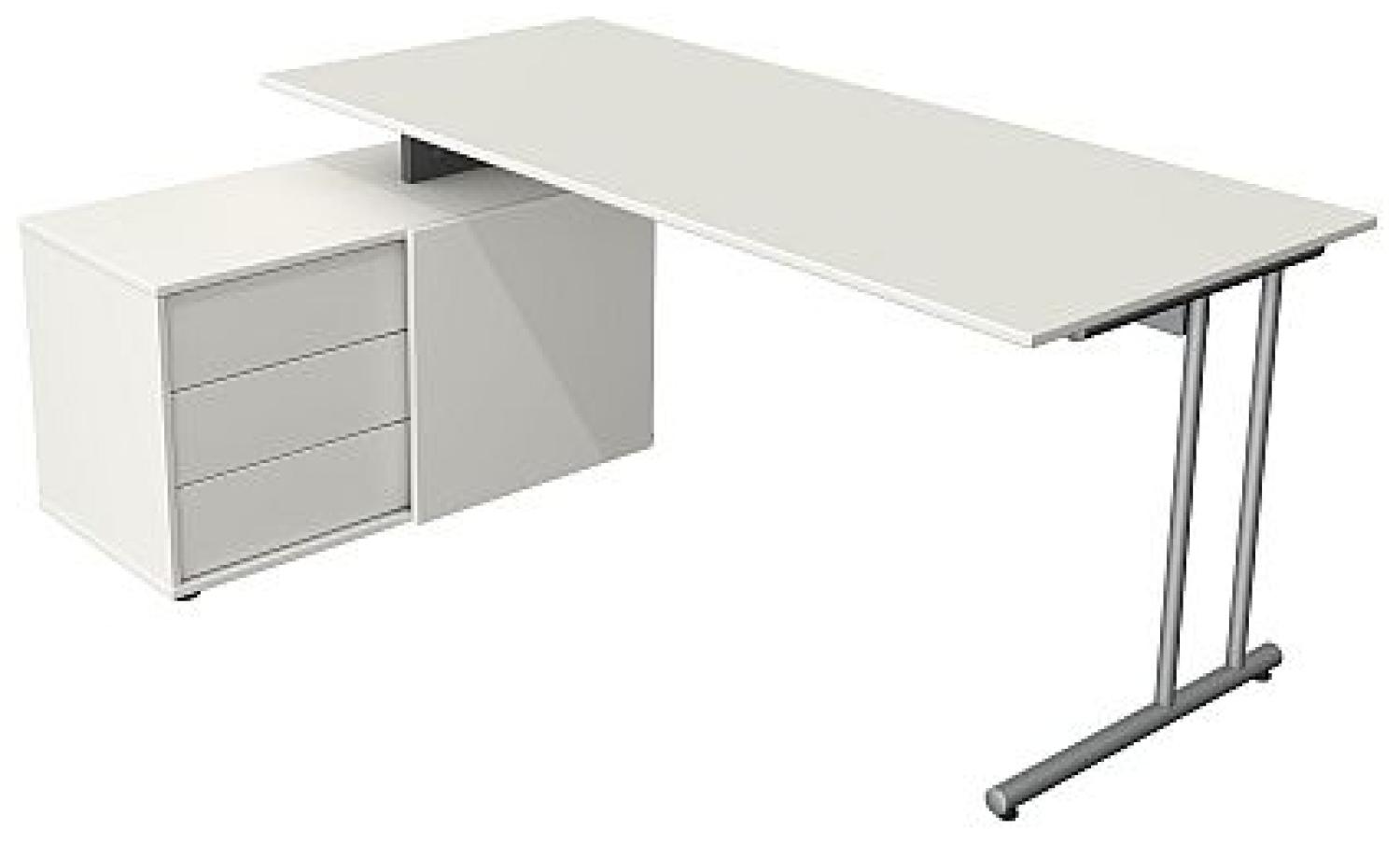 Kerkmann Schreibtisch mit Sideboard START UP 4945 Weiß Bild 1