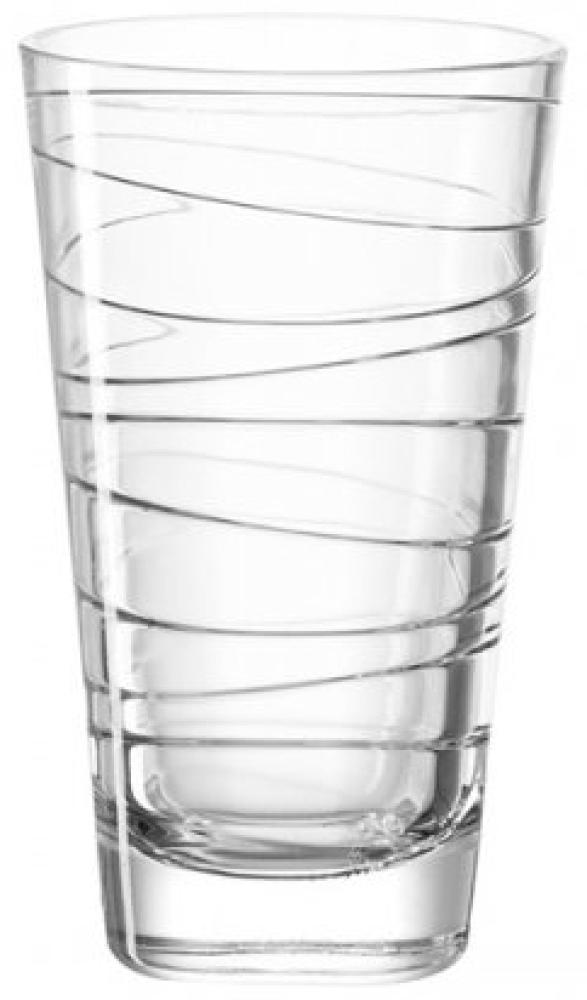 Leonardo 'Vario Struttura' Trinkglas, Kalk-Natron Glas, 280 ml, 1x Trinkglas, Transparent Bild 1