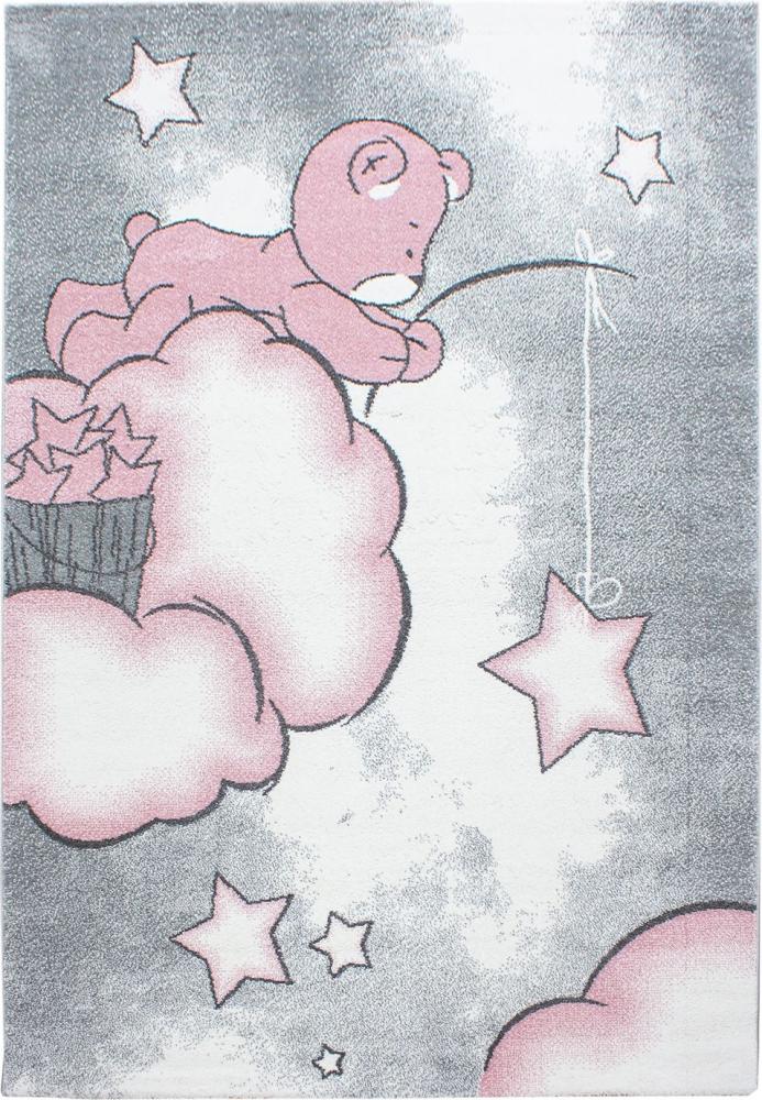 Kinder Teppich Kikki rechteckig - 160x230 cm - Pink Bild 1