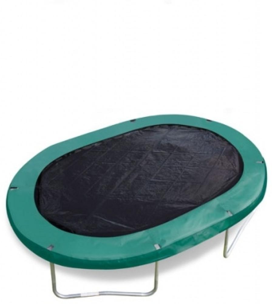 trampolinabdeckung schwarz oval 3,05 x 4,57 Meter Bild 1