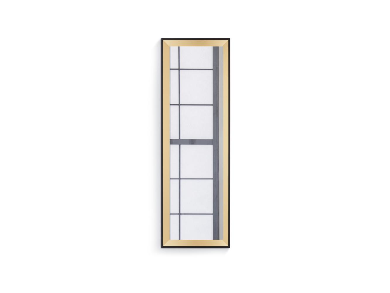 Branda Rahmenspiegel Schwarz-Gold - 50 x 150cm Bild 1
