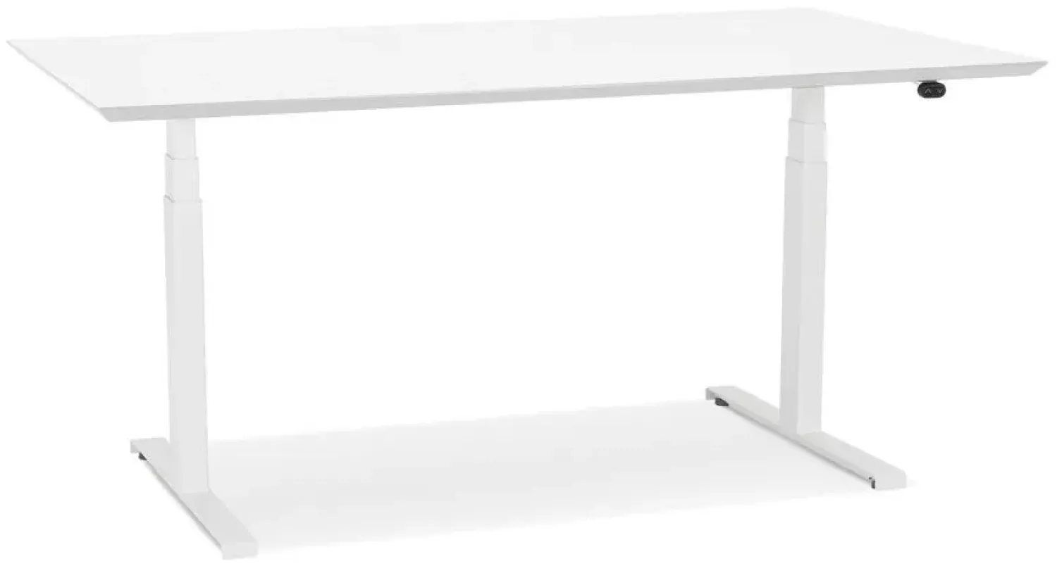 Kokoon Design Schreibtisch Sidebu Holz Weiß 150 cm Bild 1