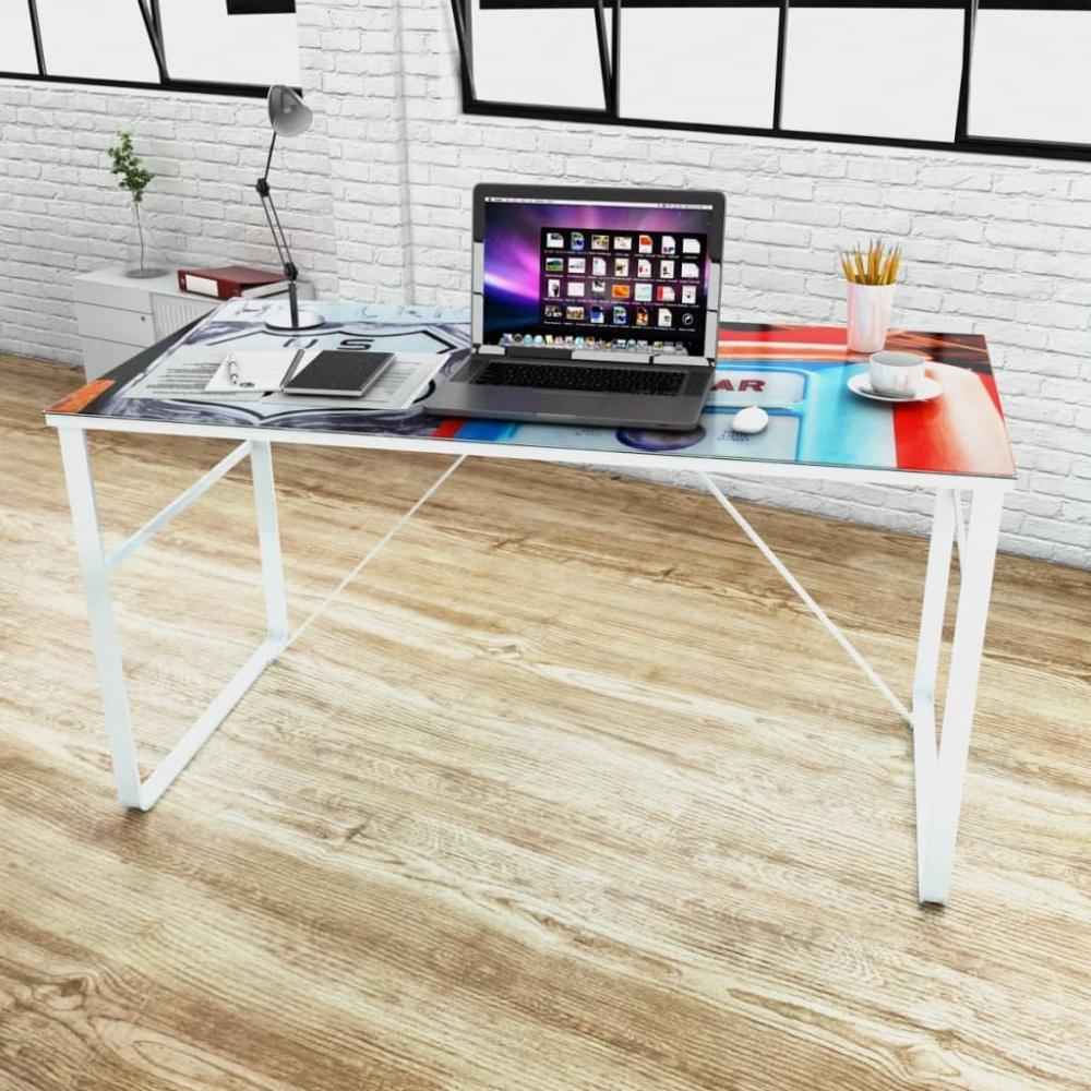 Schreibtisch mit Lifestyle Print Bild 1