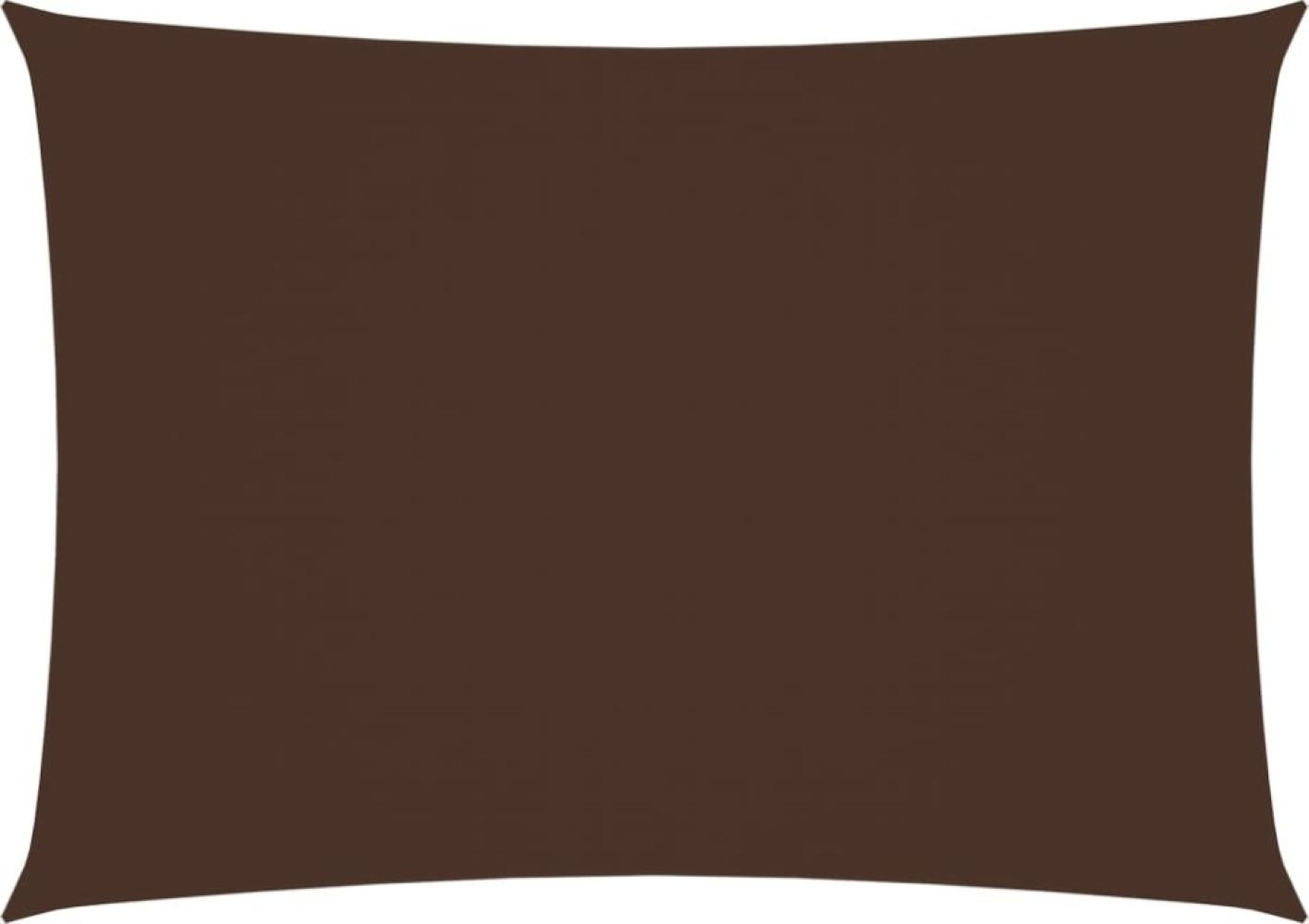 Sonnensegel Oxford-Gewebe Rechteckig 2x4,5 m Braun Bild 1