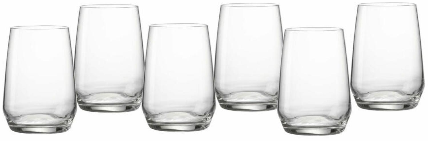 Ritzenhoff & Breker Wasserglas Flamenco 6er Set, Trinkbecher, Glas, Klar, 450 ml, 814514 Bild 1