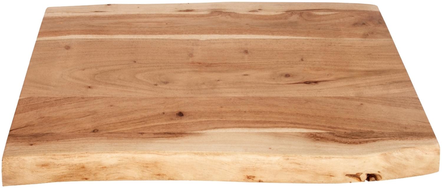 Tischplatte Baumkante Akazie Natur 60 x 40 cm CURTIS 76574210 Bild 1