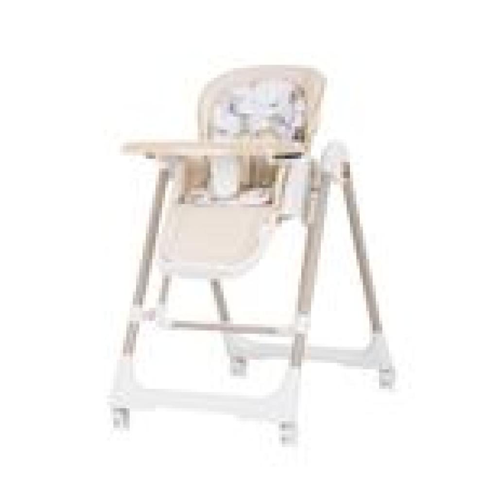 Chipolino Kinderhochstuhl 2 in 1 Milk Shake, verstellbar, Babyschaukel, Räder beige braun Bild 1