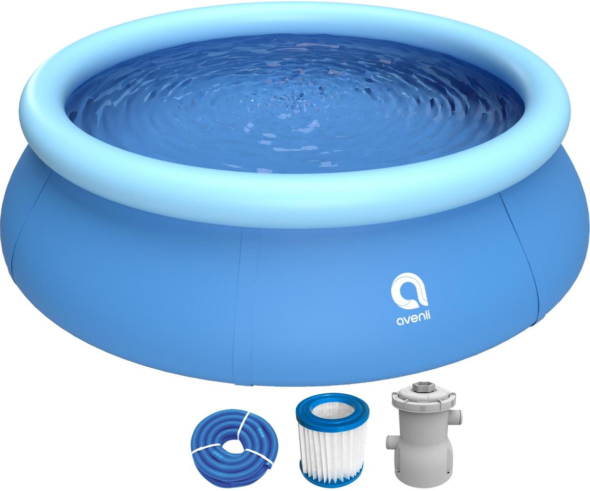Avenli Prompt Set Ø 240 x 63 cm Pool Set, mit Filterpumpe, blau Bild 1