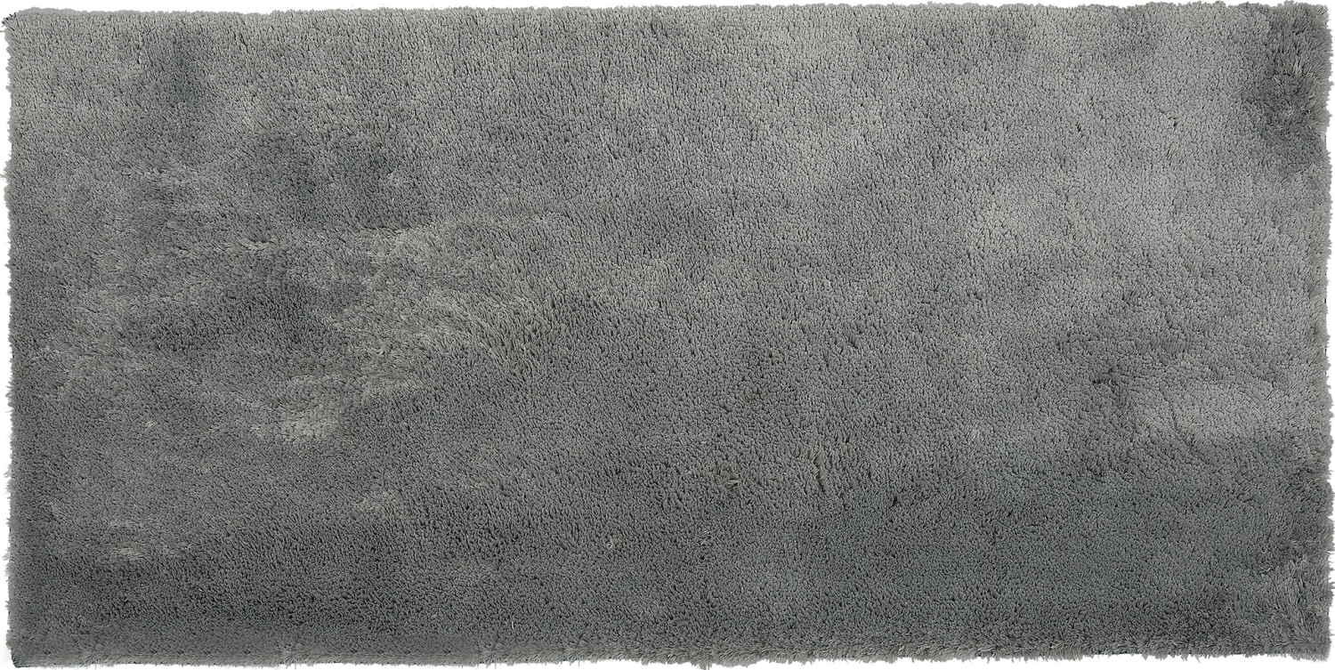 Teppich hellgrau 80 x 150 cm Shaggy EVREN Bild 1
