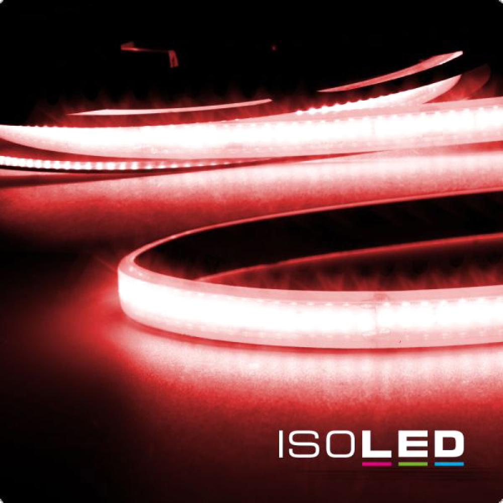 ISOLED LED CRI9R Linear 48V-Flexband, 8W, IP68, rot, 30 Meter Bild 1