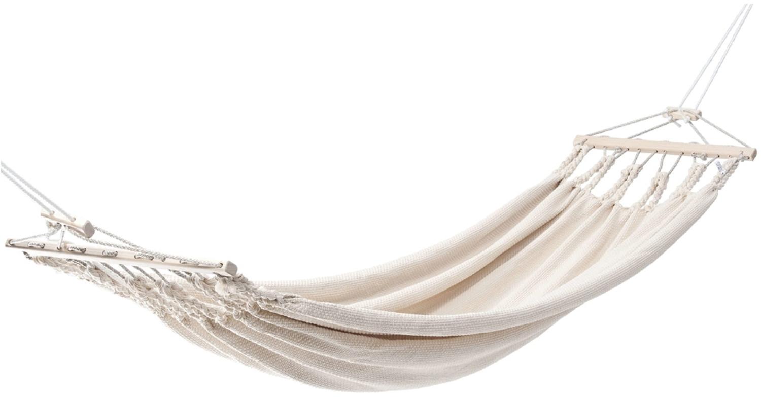 CHICO Einzelhängematte aus Baumwolle Weiß-uni Bild 1