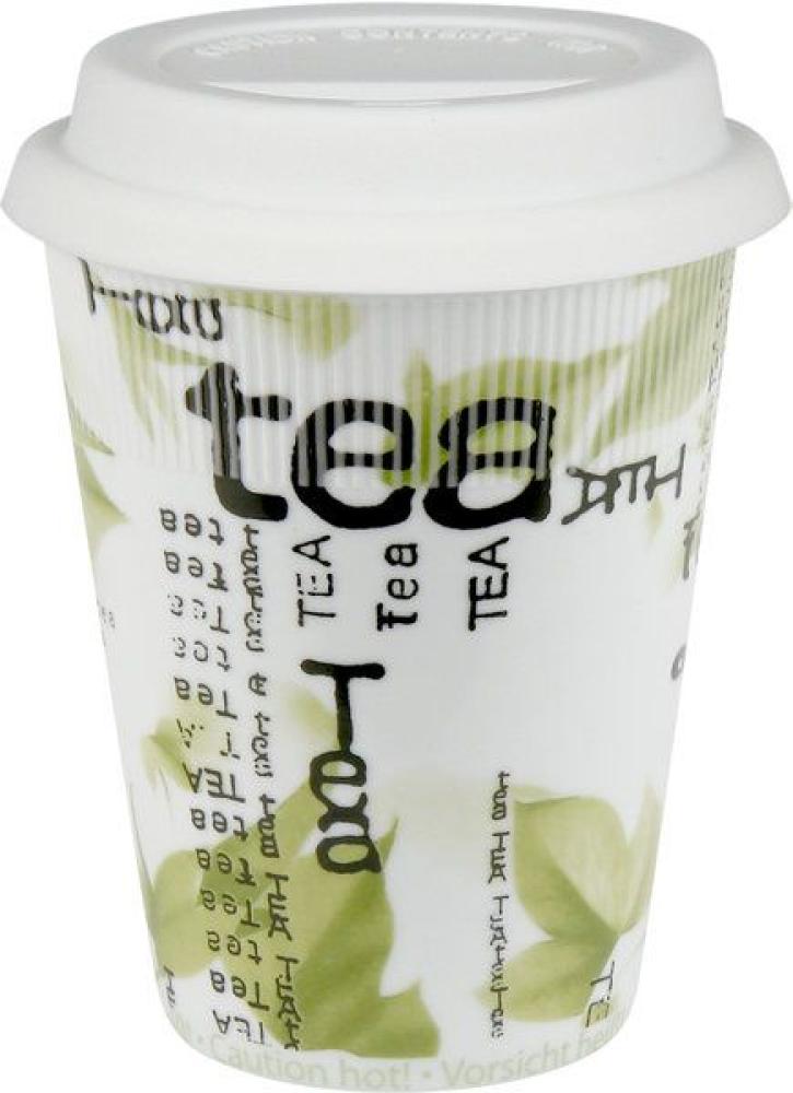 Coffee To Go Becher - Tea Collage 380ml Bild 1