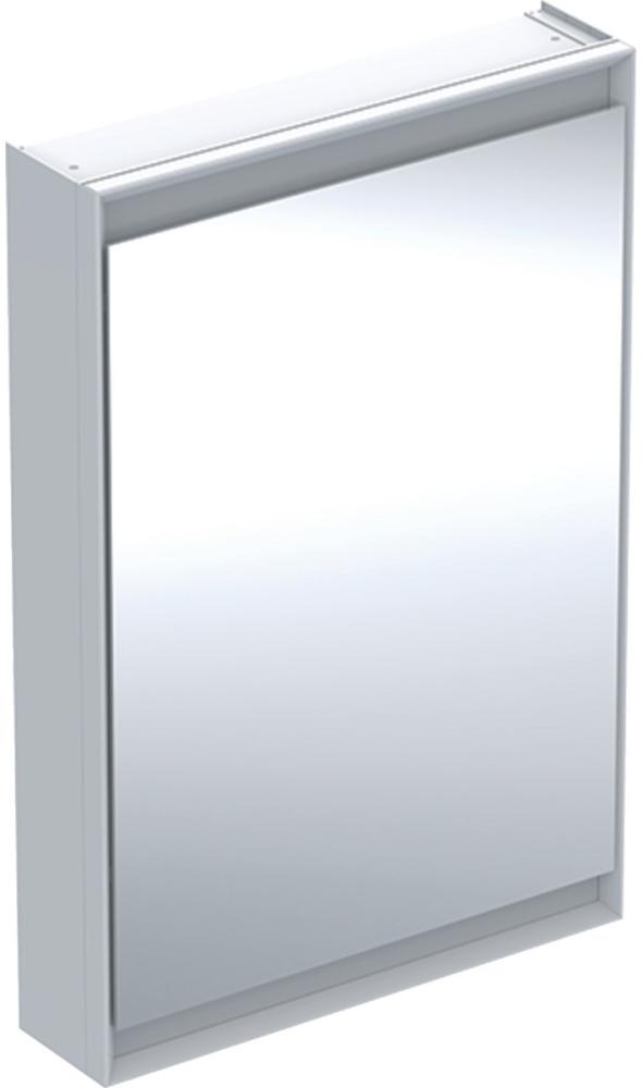 Geberit ONE Spiegelschrank mit ComfortLight, 1 Tür, Aufputzmontage,weiss/Aluminium, 60x90cm, 505. 81, Ausführung: Anschlag links - 505. 810. 00. 2 Bild 1