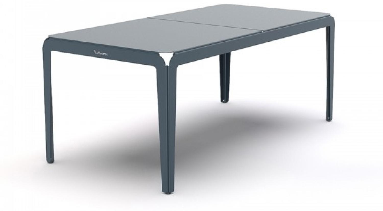 Bended Table / Outdoor Esstisch 180x90 grau/blau Bild 1