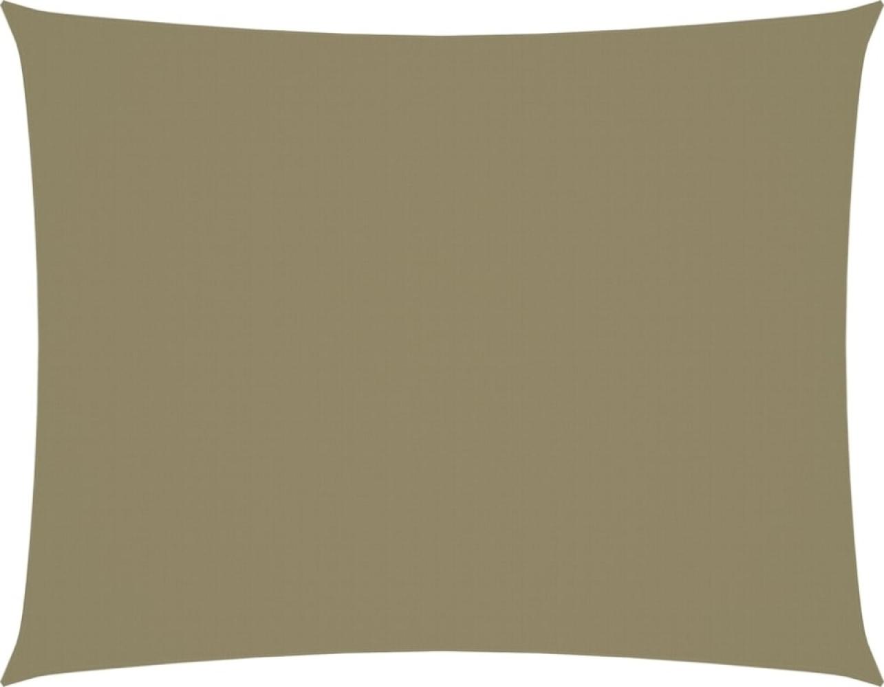 Sonnensegel Oxford-Gewebe Rechteckig 2,5x4 m Beige Bild 1