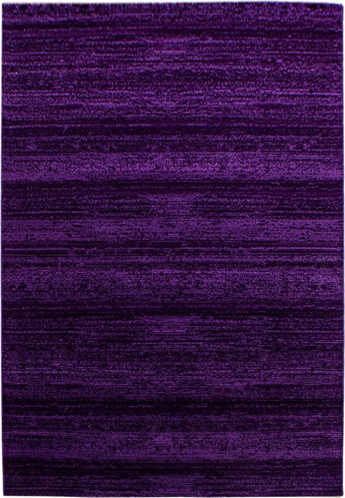 Kurzflor Teppich Pago rechteckig - 140x200 cm - Lila Bild 1