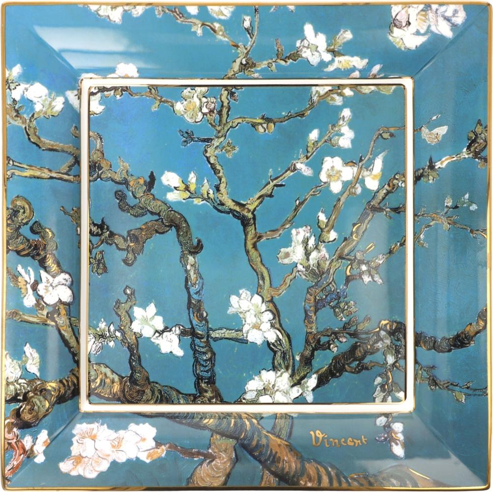 Goebel / Vincent van Gogh - Mandelbaum blau Mandelbaum blau / New Bone China / 30,0cm x 30,0cm Bild 1
