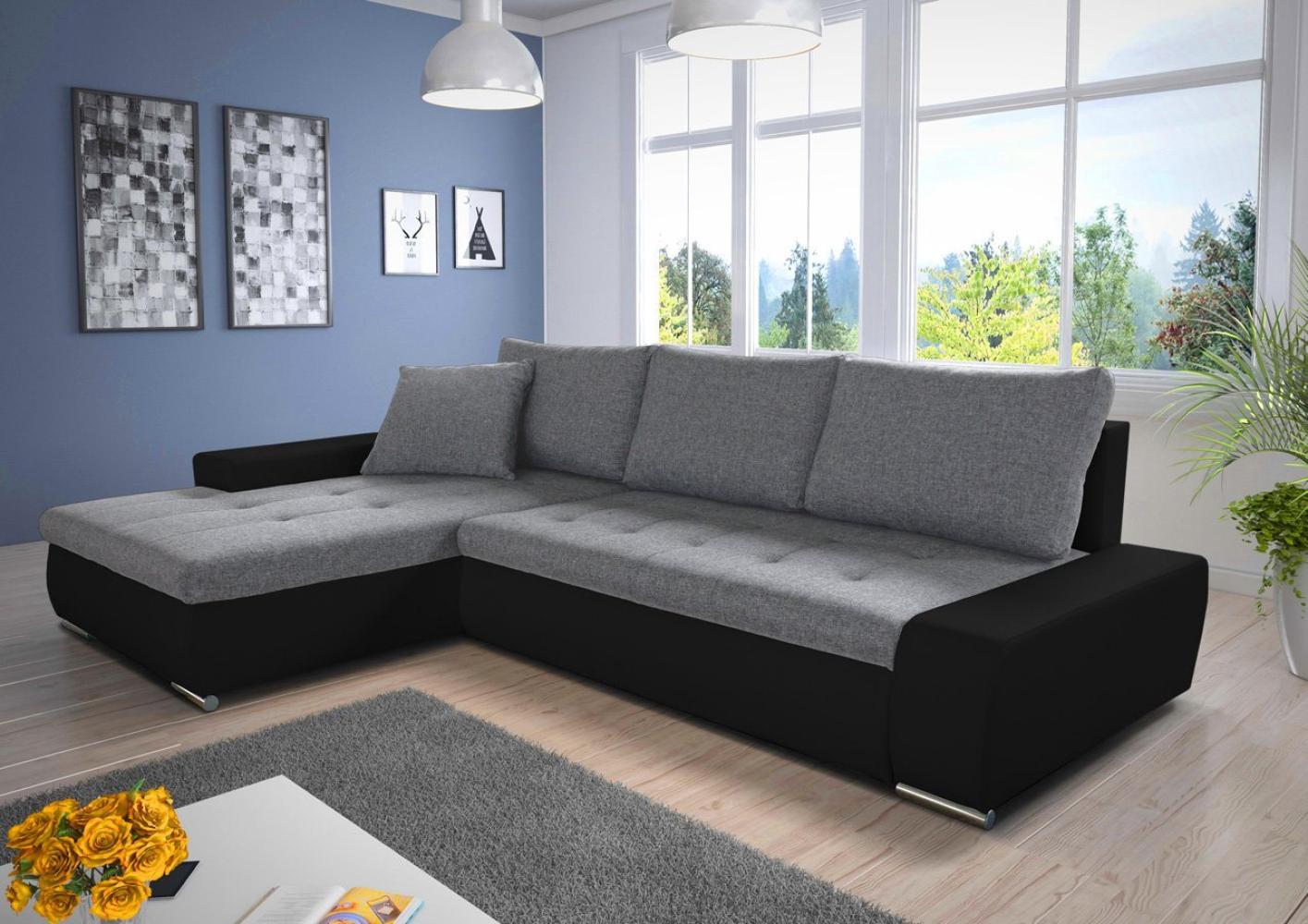 Sofnet Ecksofa Faris, mit Schlaffunktion und Bettkasten, Schlafsofa - Wohnlandschaft - Big Couch Bild 1