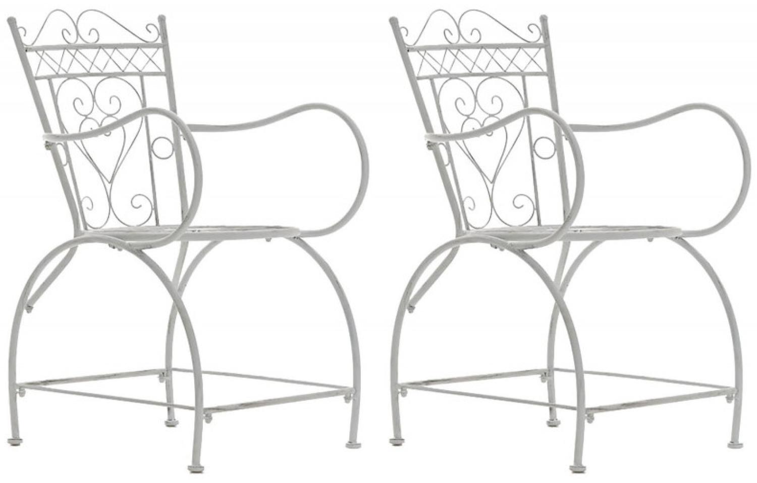 2er Set Stühle Sheela (Farbe: antik weiß) Bild 1