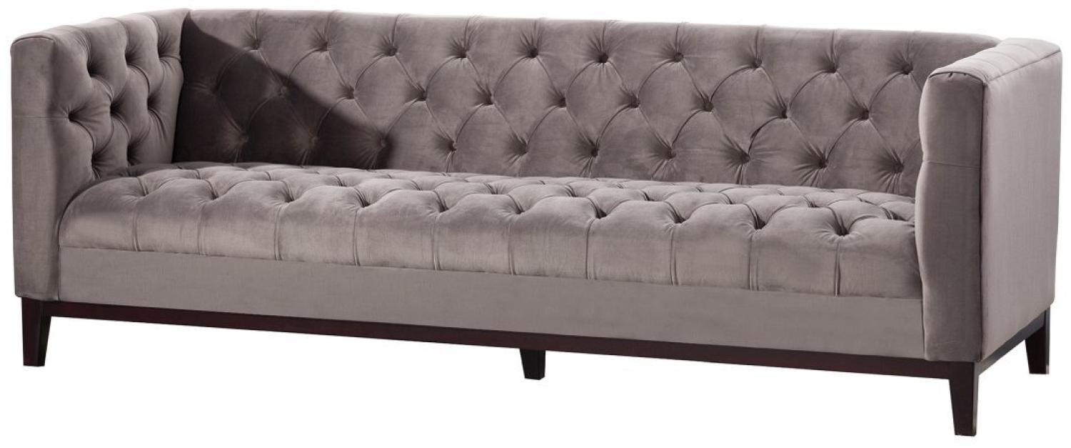 Dekoria Sofa Velvet Elite grey 3-Sitzer Bild 1
