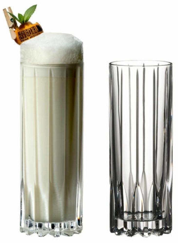 Riedel Drink Specific Glassware Fizz, 2er Set, Gin Fizzglas, Cocktailglas, Longdrinkglas, Hochwertiges Glas, 265 ml, 6417/03 Bild 1