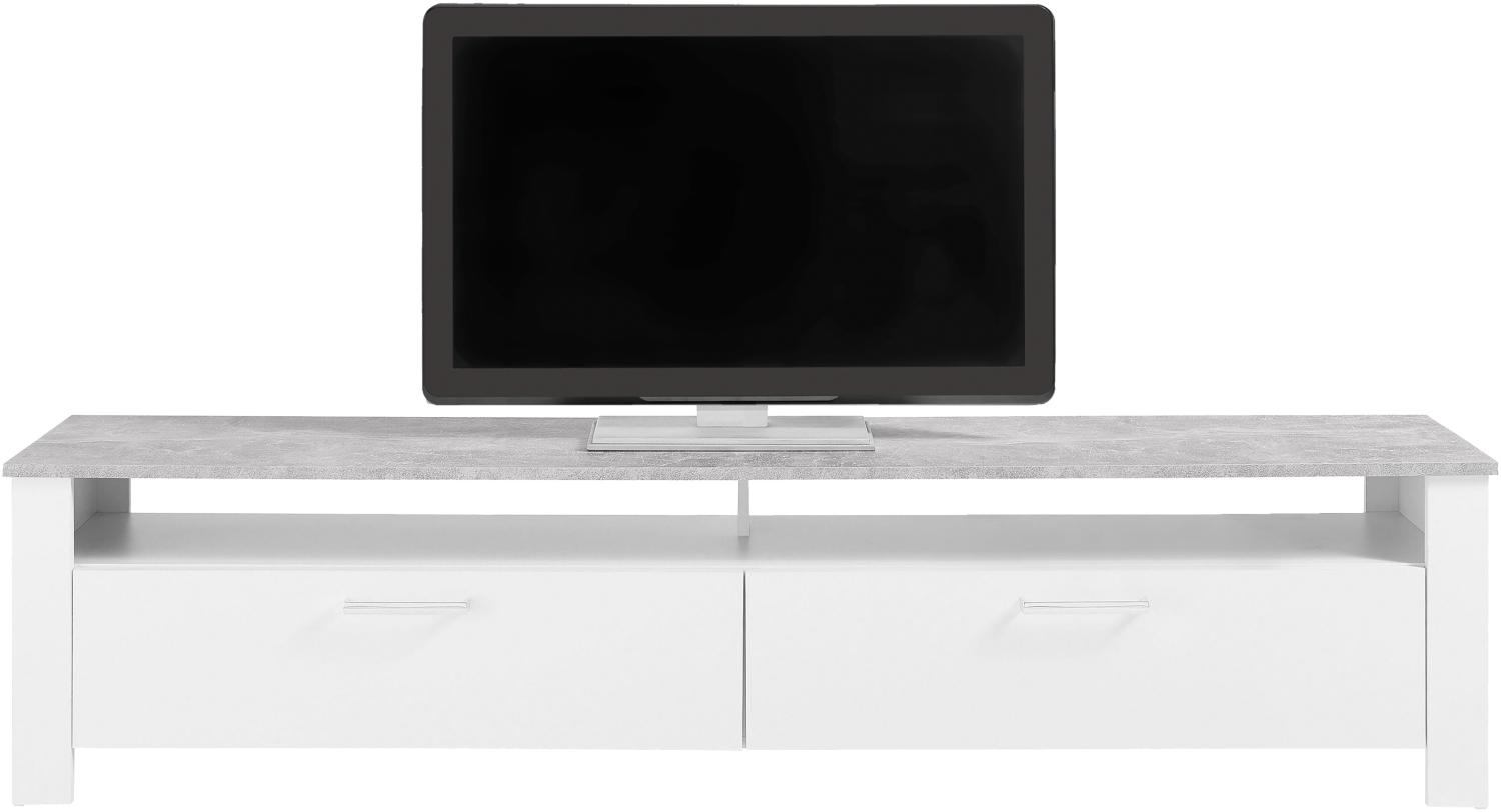 Homexperts 'ZABONA' TV-Board, Holzwerkstoff Spanplatte weiß, B 200 x H 47 x T 40 cm Bild 1