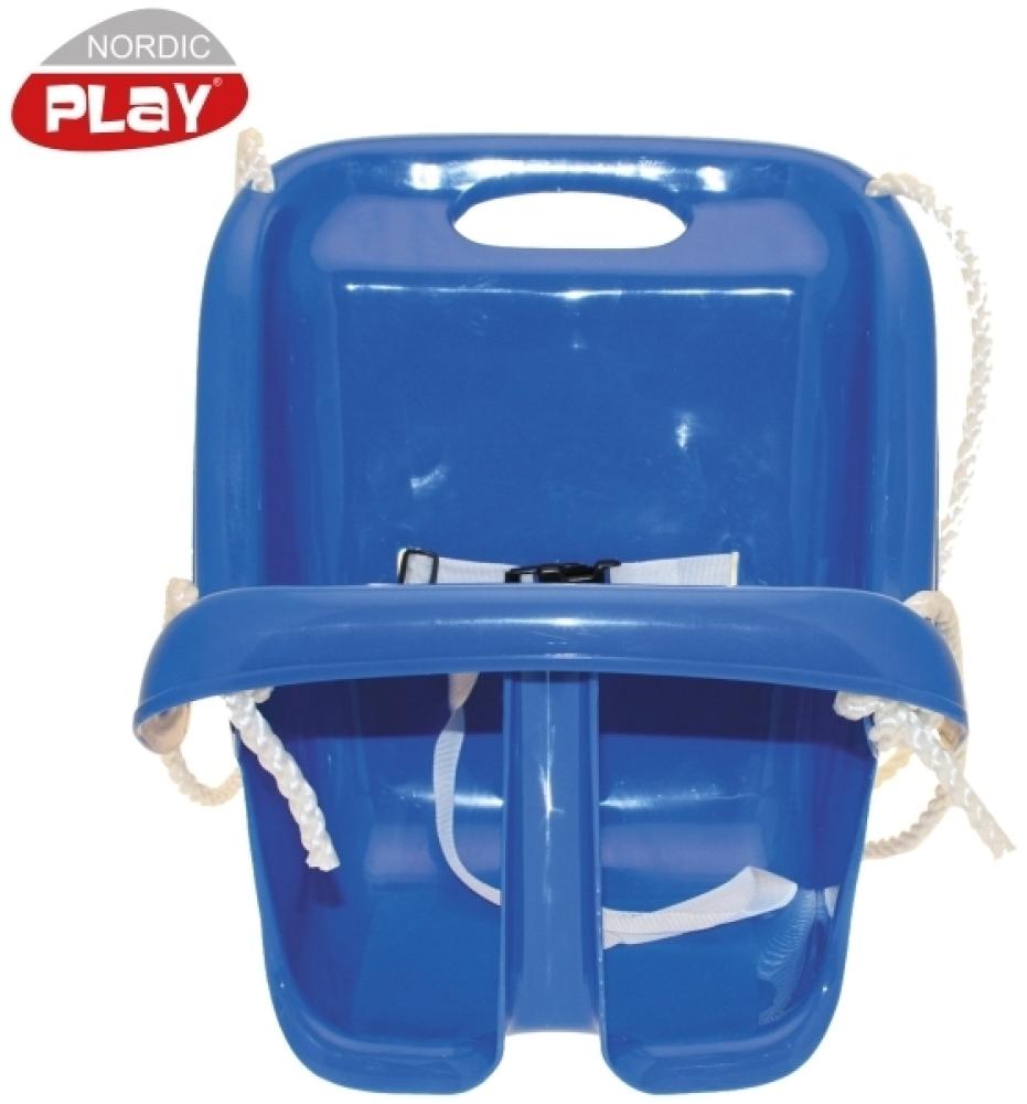NORDIC PLAY Babyschaukel mit hohem Rücken blau (805-468) Bild 1