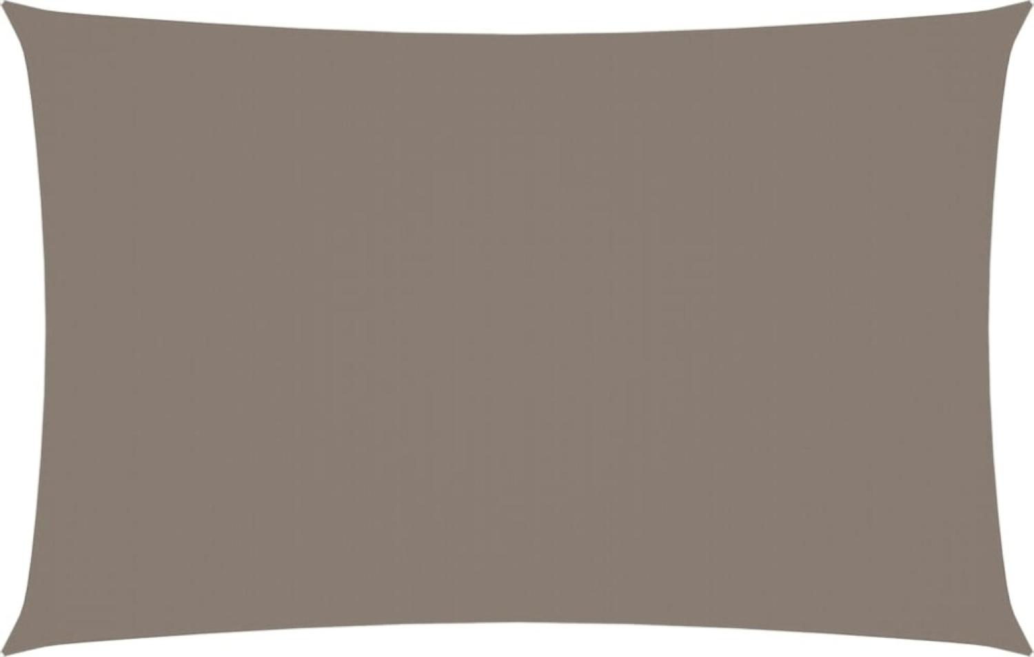 vidaXL Sonnensegel Oxford-Gewebe Rechteckig 3x6 m Taupe Bild 1