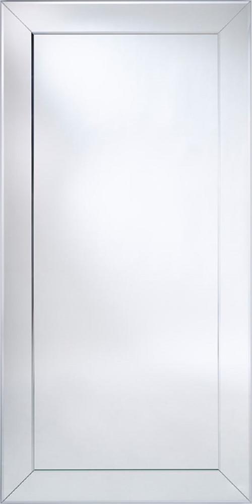 Casa Padrino Luxus Spiegel mit Aluminiumrahmen 100 x H. 200 cm - Garderobenspiegel - Wohnzimmer Spiegel - Schlafzimmer Spiegel - Luxus Qualität Bild 1
