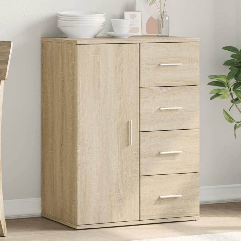 vidaXL Sideboard Sonoma-Eiche 59x39x80 cm Holzwerkstoff Bild 1