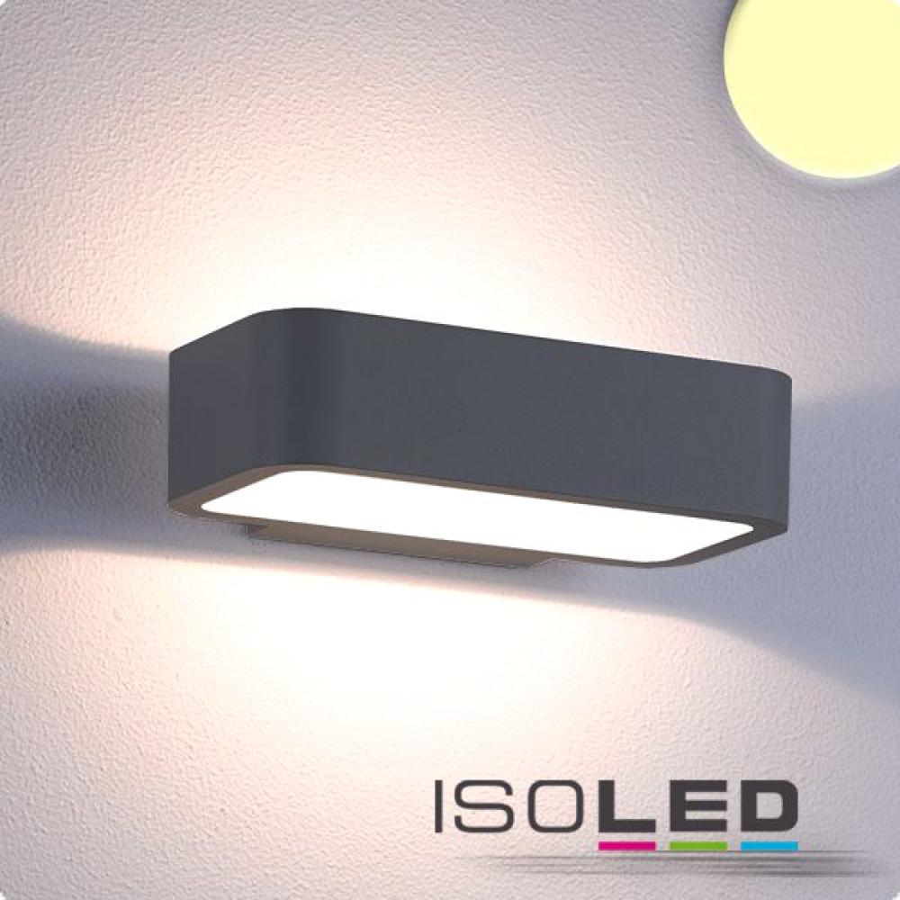 ISOLED LED Wandleuchte Up&Down 1x7W CREE, IP54, anthrazit, warmweiß Bild 1