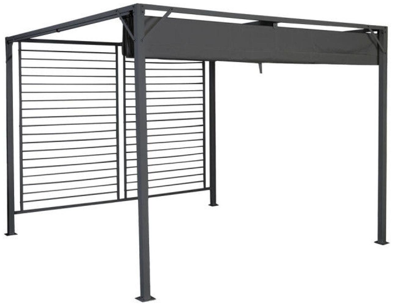 Pergola DKD Home Decor Grau 300 x 300 x 230 cm Stahl Bild 1