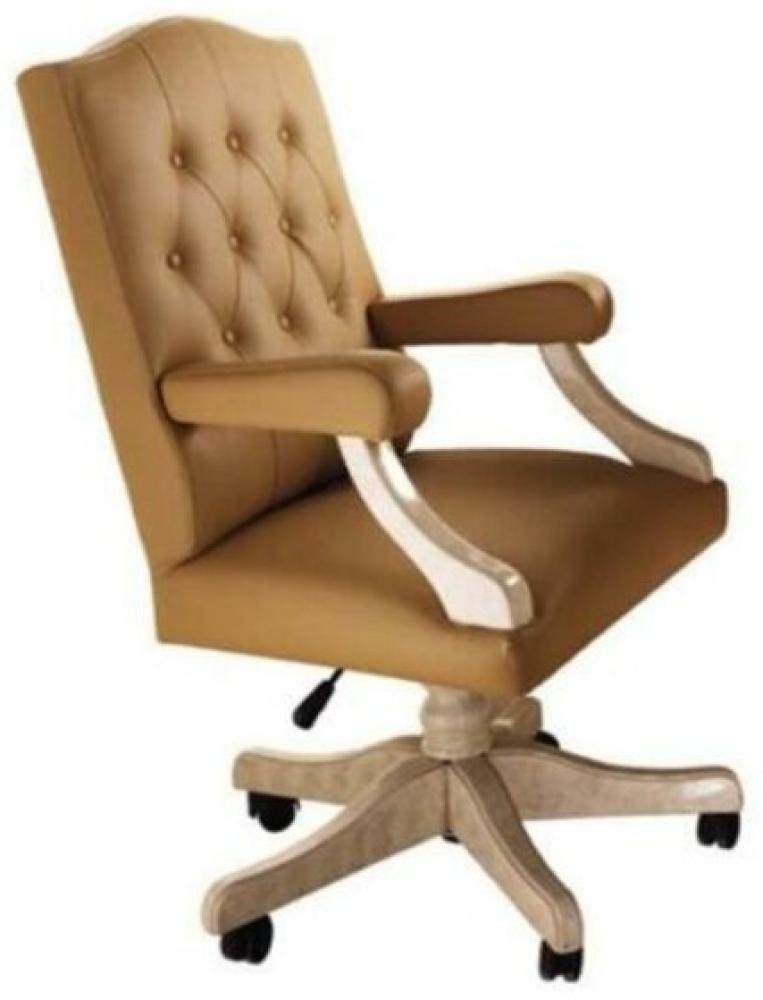 Luxus Büro Sessel Stuhl Polster Stühle Designer Möbel Office Chef Drehbarer Bild 1