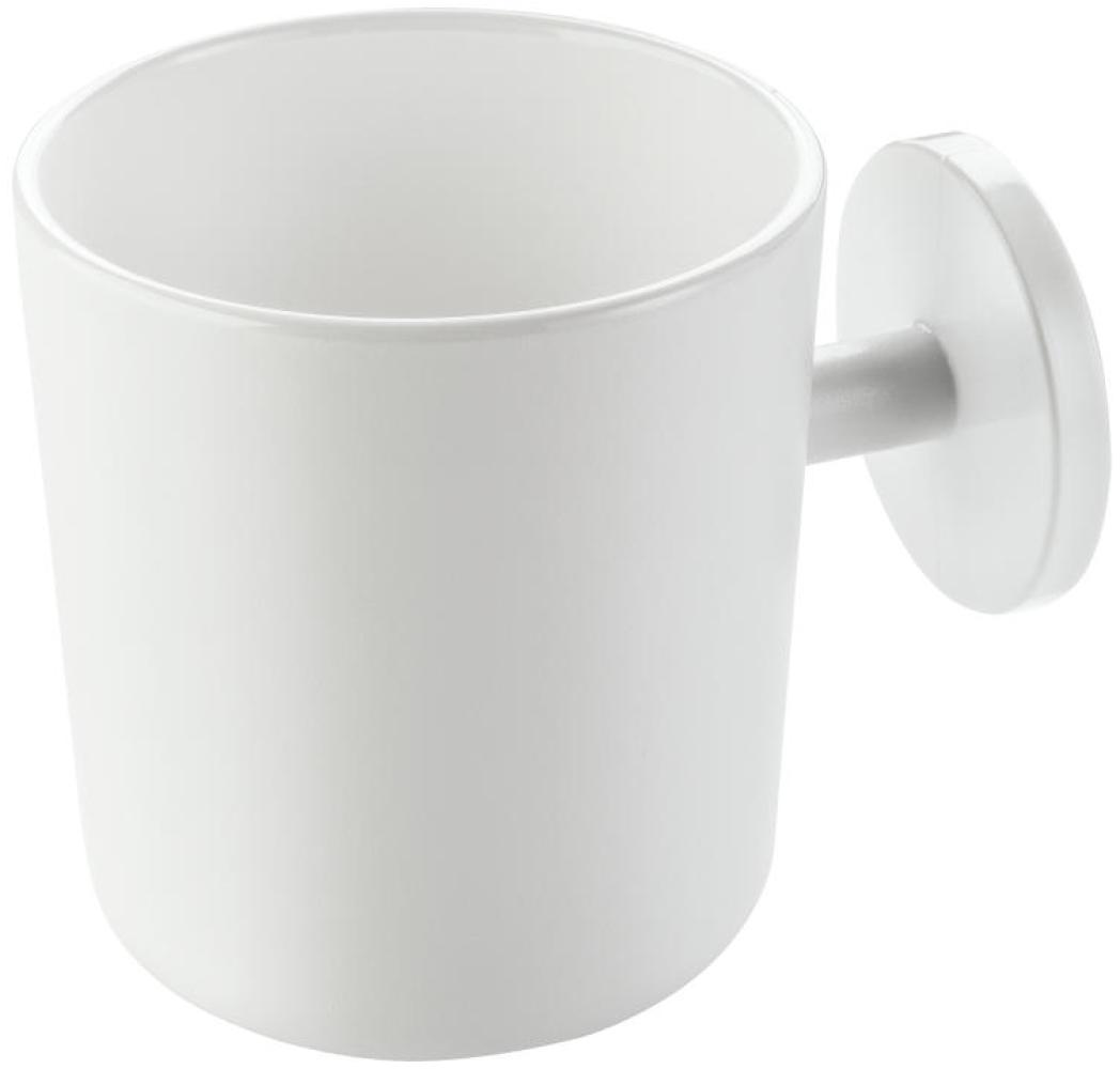 Koziol Tasse Puck, Kunststoff Becher, Kaffeebecher, 250 ml, Solid Weiß, 3579525 Bild 1