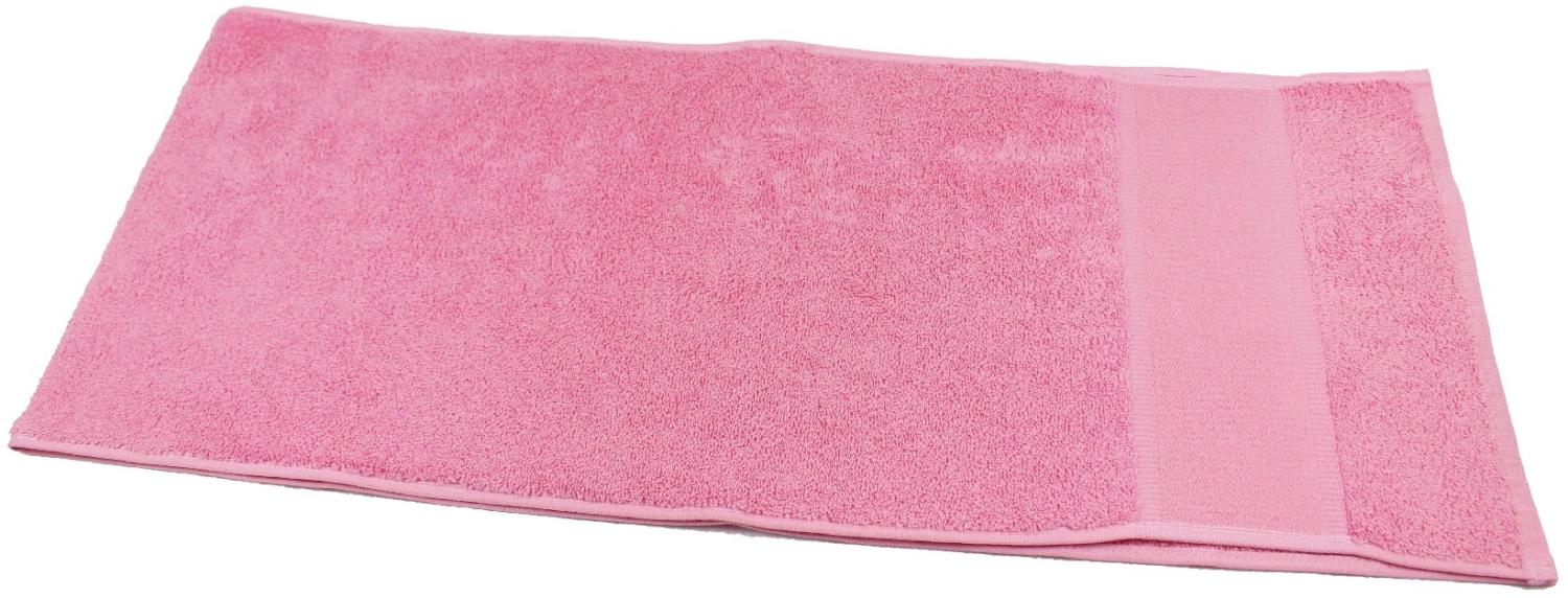 Fitness Handtuch Baumwolle 30x150 cm rosa | Sporthandtuch Bild 1
