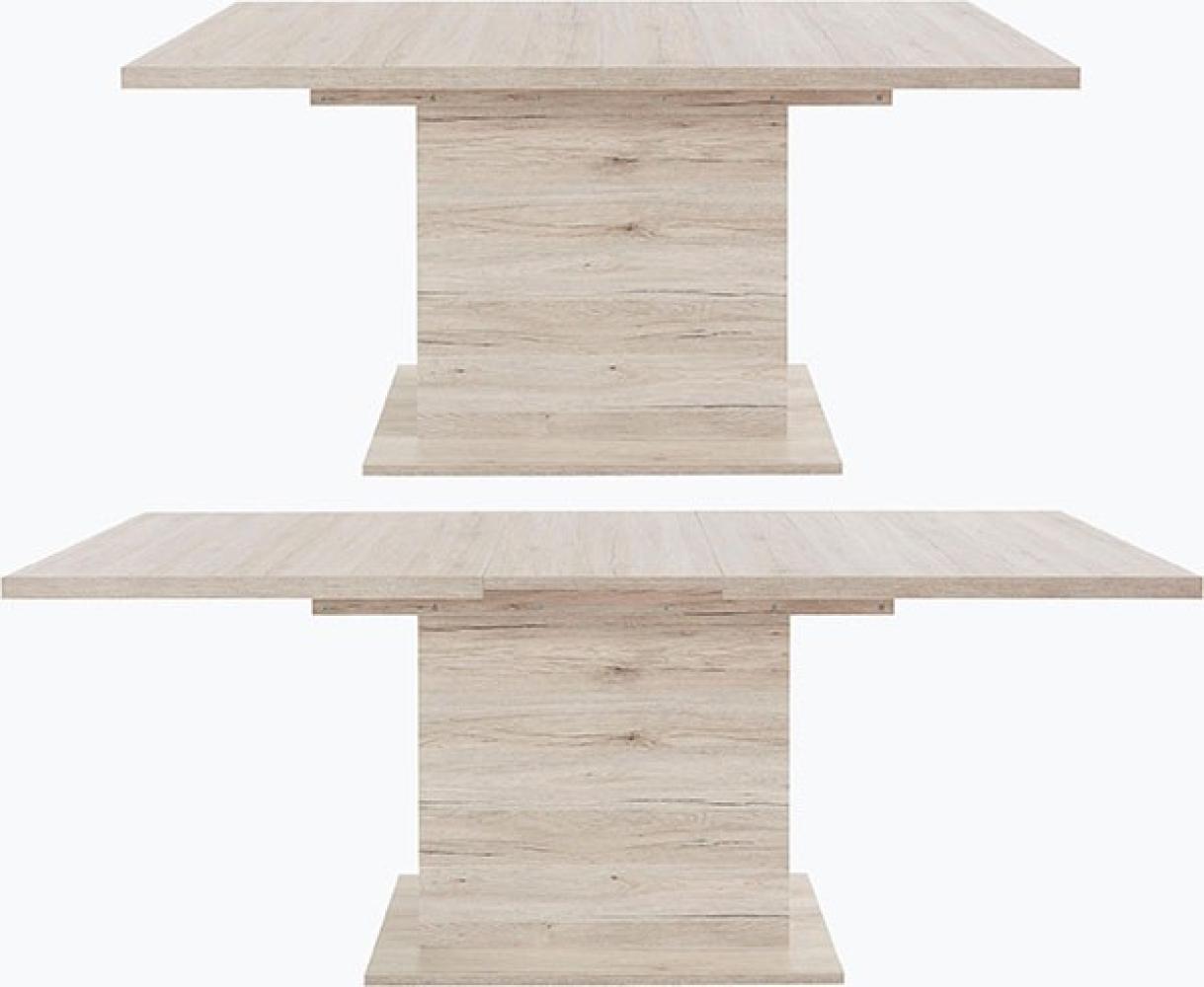 Esstisch 160-200x90cm Küchentisch sandeiche ausziehbar Tisch Esszimmertisch Bild 1