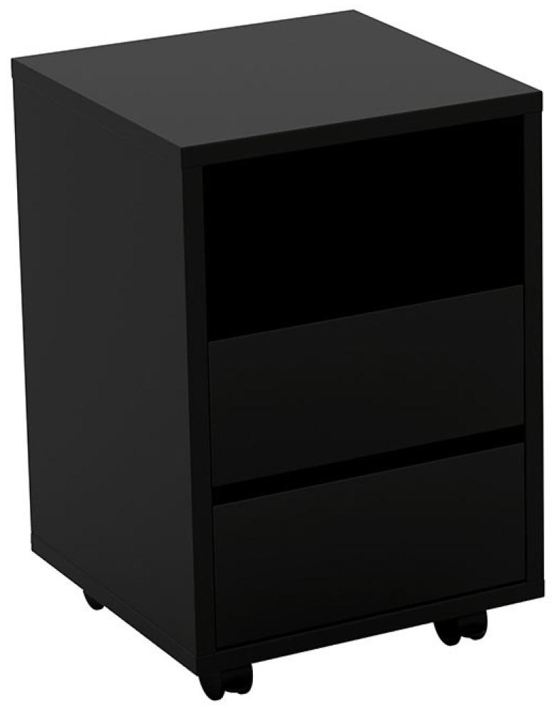 Rollcontainer Büroschrank Apia 40x40x62cm schwarz Bild 1