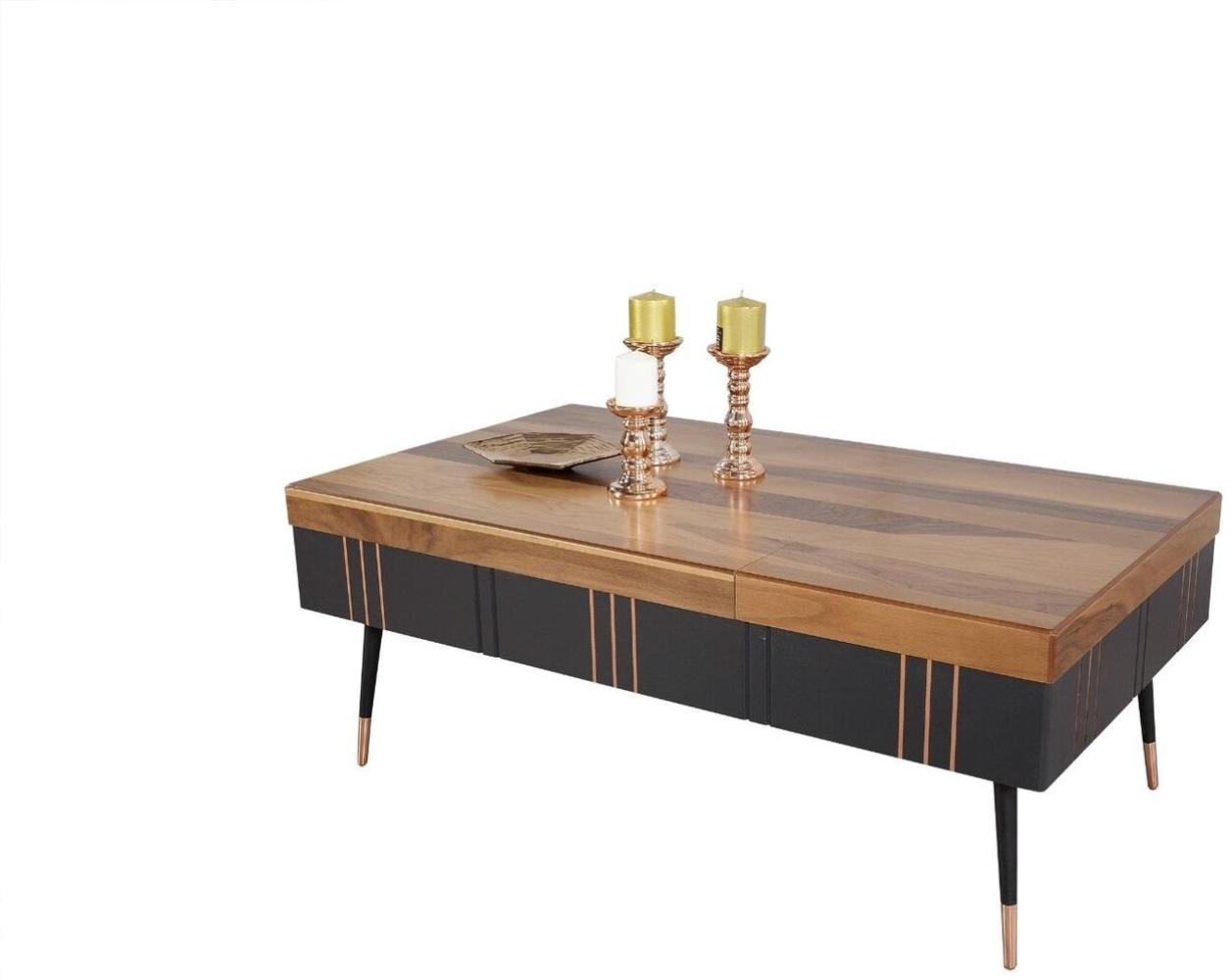 Kaffeetisch Couchtisch Tisch Wohnzimmer Tische Beistelltisch Holz Sofa 120x68cm Bild 1