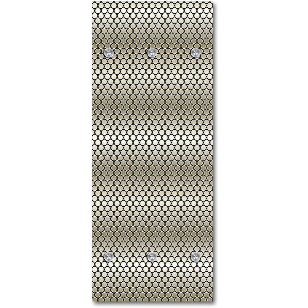 Queence Garderobe - "Dito" Druck auf hochwertigem Arcylglas inkl. Edelstahlhaken und Aufhängung, Format: 50x120cm Bild 1