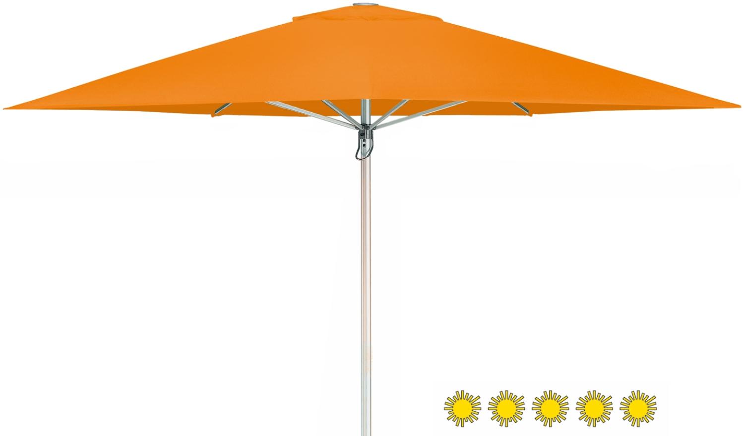 Doppler Gastronomie Sonnenschirm "Braumeister 400 x 400", orange, 400 x 400 cm,ohne Volant Bild 1