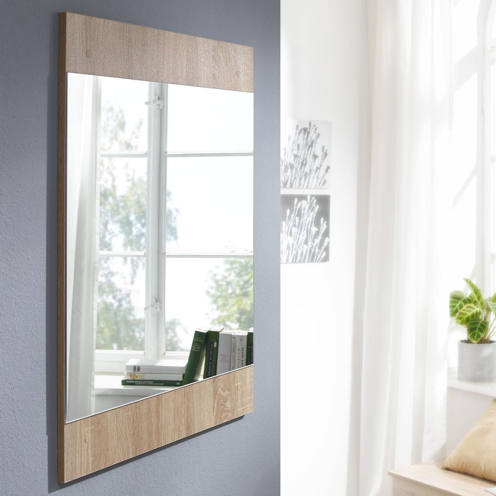 Wandspiegel Sonoma Eiche 60x80x1,8 cm Design Flurspiegel Gross Modern Bild 1