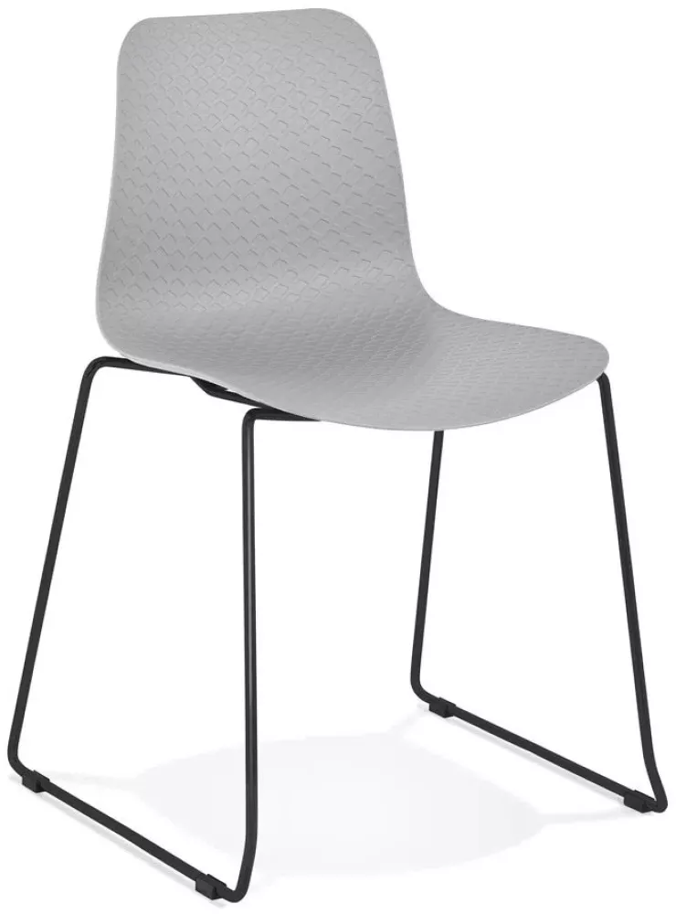 Kokoon Design Stuhl Bee Grau und Schwarz Bild 1