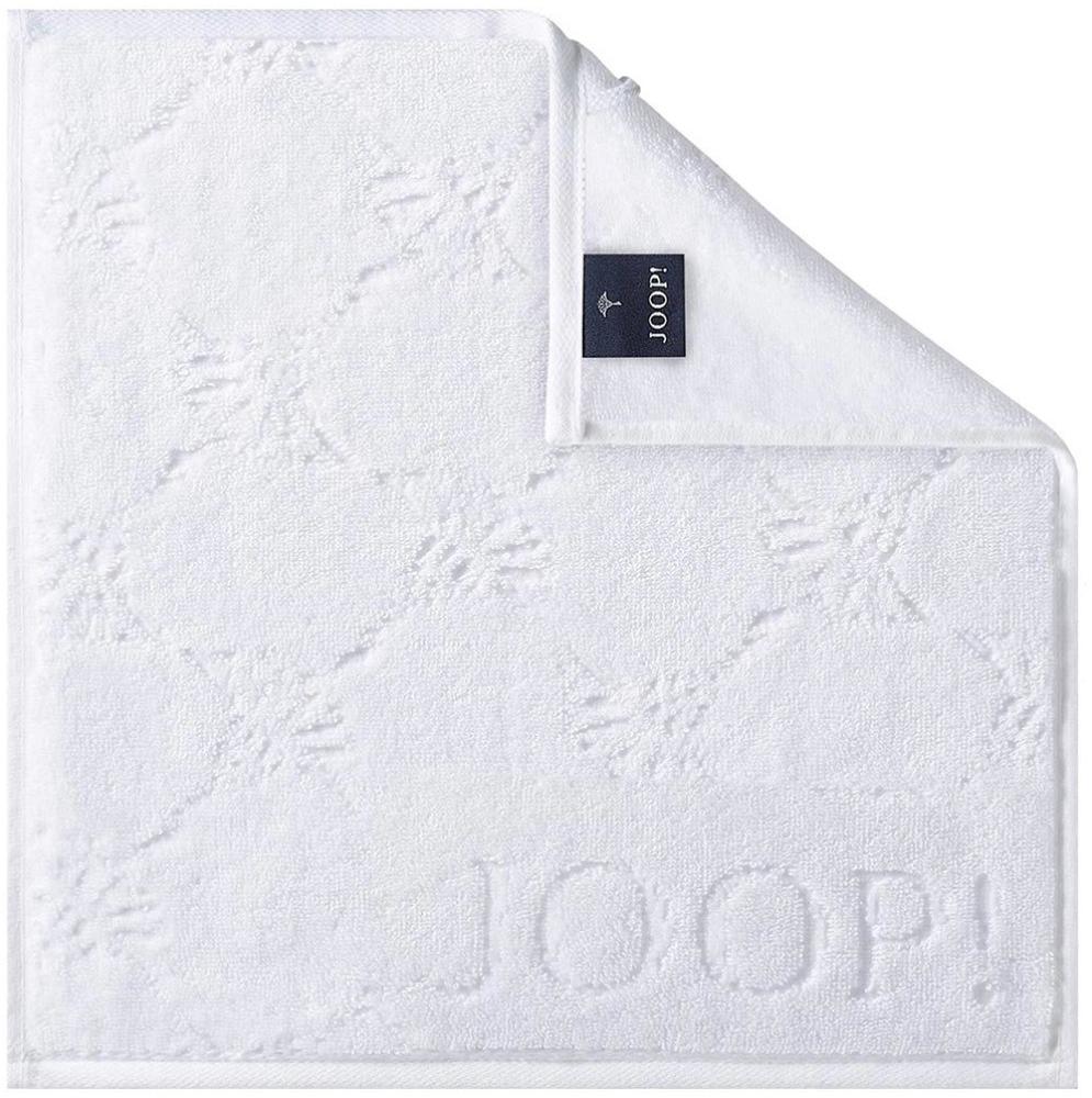 JOOP Uni Handtücher Cornflower | Seiftuch 30x30 cm | weiss Bild 1